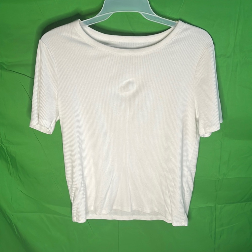 A new day, off white shirt